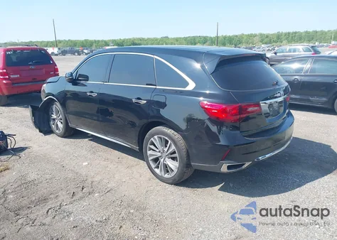 2017 Acura Mdx Technology Package из США, поврежденный, VIN 5FRYD4H57HB037606